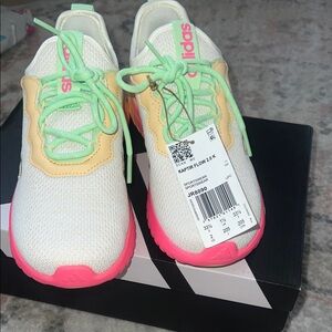 NWT Adidas Kids Shoes - Cream and Pink